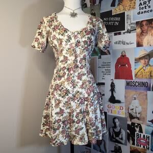 Vintage Floral Whimsy Romper